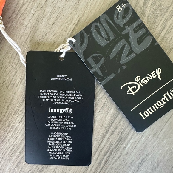 Loungefly Neon Orange and Green Glow Minnie Flap Wallet - Picture 4 of 8